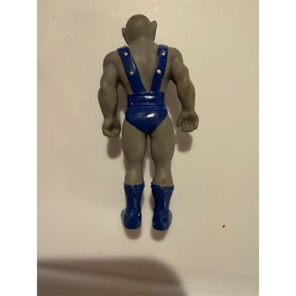 Vintage ThunderCats Panthro Mini Action Figure 3in Gray Blue Loose - Picture 2 of 4